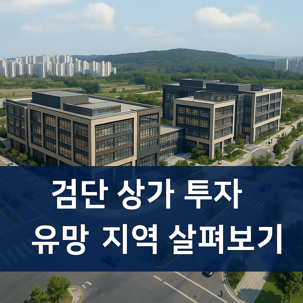 검단신도시 상권 한눈에 보기 — 지역별 특징과 투자 포인트 정리